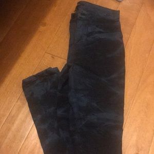 Acid wash skinny jeans